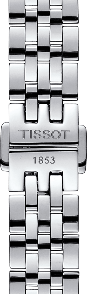 Tissot Le Locle Automatic Small Lady Black Dial Silver Steel Strap Watch For Women - T41.1.183.53