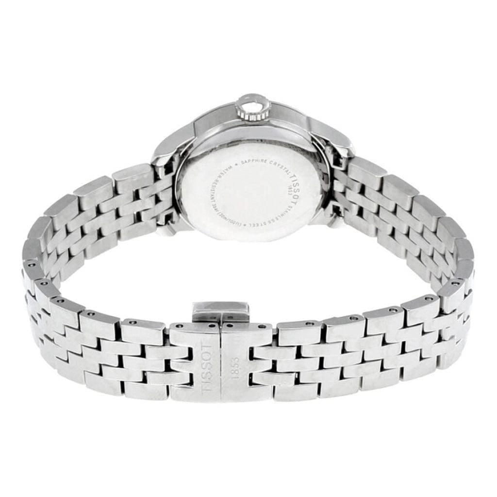 Tissot Le Locle Automatic Small Lady Black Dial Silver Steel Strap Watch For Women - T41.1.183.53