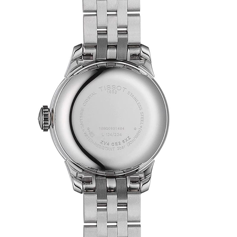 Tissot Le Locle Automatic Small Lady Black Dial Silver Steel Strap Watch For Women - T41.1.183.53