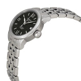Tissot Le Locle Automatic Small Lady Black Dial Silver Steel Strap Watch For Women - T41.1.183.53