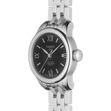 Tissot Le Locle Automatic Small Lady Black Dial Silver Steel Strap Watch For Women - T41.1.183.53