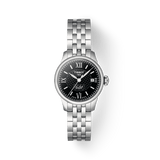 Tissot Le Locle Automatic Small Lady Black Dial Silver Steel Strap Watch For Women - T41.1.183.53
