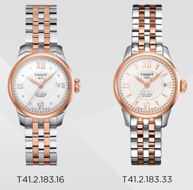 Tissot Le Locle Automatic Small Lady Silver Dial Two Tone Steel Strap Watch For Women - T41.2.183.33