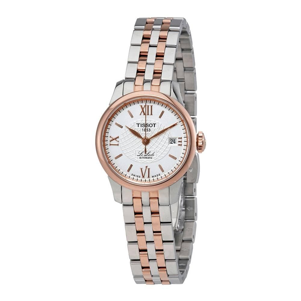 Tissot Le Locle Automatic Small Lady Silver Dial Two Tone Steel Strap Watch For Women - T41.2.183.33