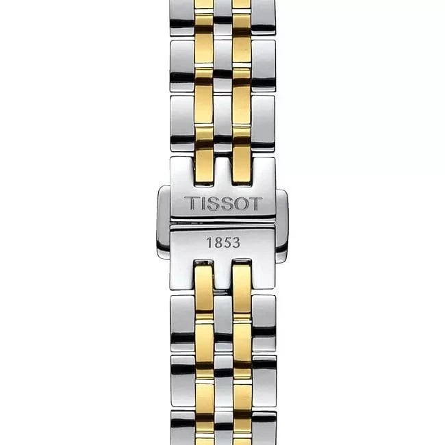 Tissot Le Locle Automatic Small Lady White Dial Two Tone Steel Strap Watch For Women - T41.2.183.34