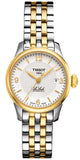 Tissot Le Locle Automatic Small Lady White Dial Two Tone Steel Strap Watch For Women - T41.2.183.34