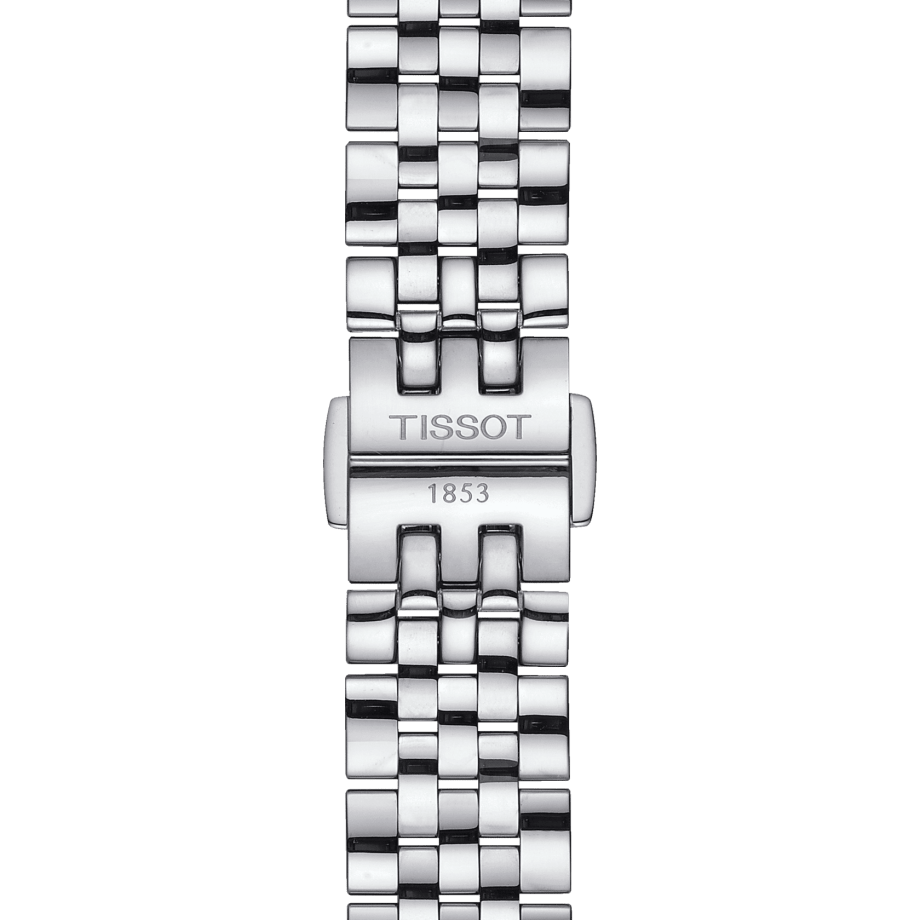 Tissot Le Locle Lady Automatic Diamonds Silver Dial Silver Steel Strap Watch For Women - T006.207.11.036.00