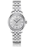 Tissot Le Locle Lady Automatic Diamonds Silver Dial Silver Steel Strap Watch For Women - T006.207.11.036.00