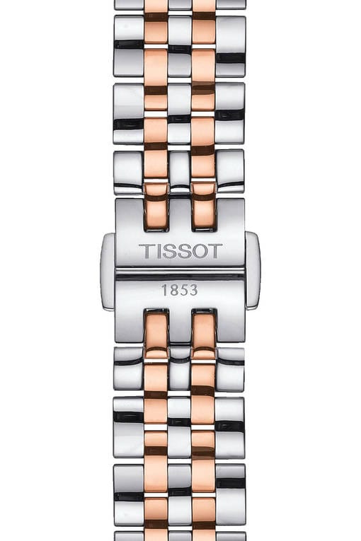 Tissot Le Locle Lady Automatic Diamonds Silver Dial Two Tone Steel Strap Watch For Women - T006.207.22.036.00