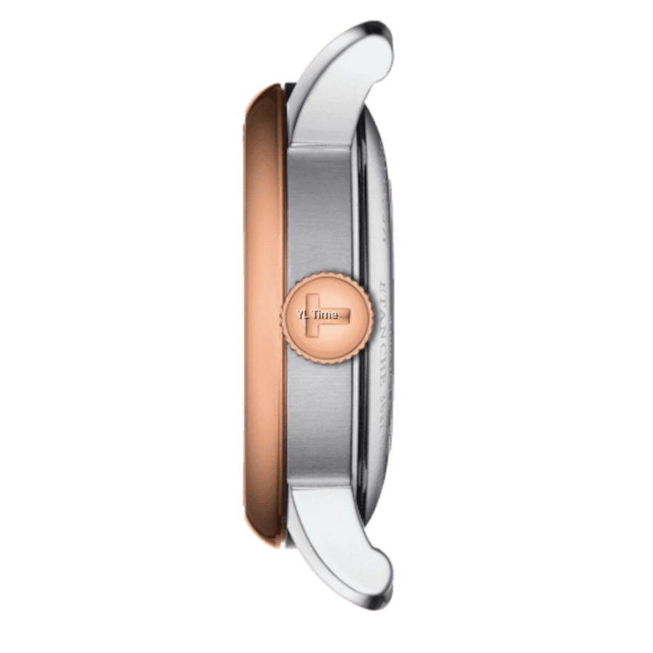 Tissot Le Locle Lady Automatic Diamonds Silver Dial Two Tone Steel Strap Watch For Women - T006.207.22.036.00