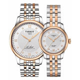Tissot Le Locle Lady Automatic Diamonds Silver Dial Two Tone Steel Strap Watch For Women - T006.207.22.036.00