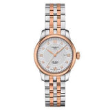 Tissot Le Locle Lady Automatic Diamonds Silver Dial Two Tone Steel Strap Watch For Women - T006.207.22.036.00