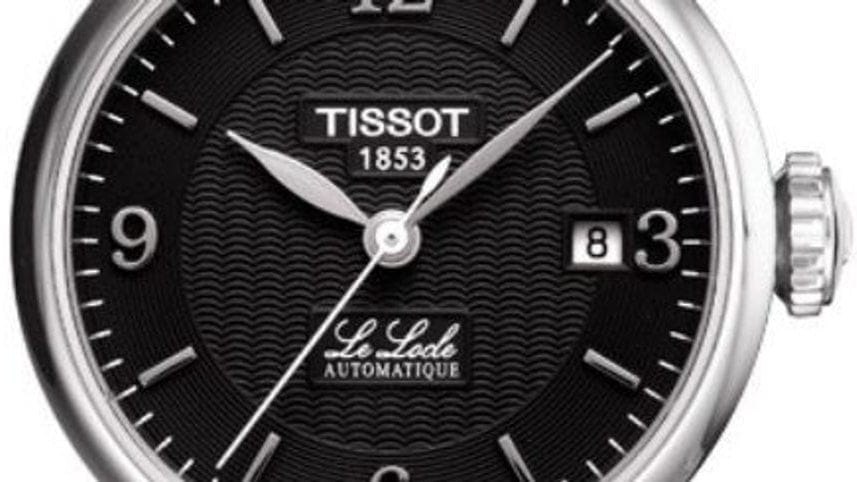 Tissot Le Locle Small Automatic Black Dial Silver Steel Strap Watch For Women - T41.1.183.54