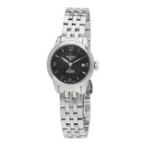 Tissot Le Locle Small Automatic Black Dial Silver Steel Strap Watch For Women - T41.1.183.54