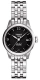 Tissot Le Locle Small Automatic Black Dial Silver Steel Strap Watch For Women - T41.1.183.54