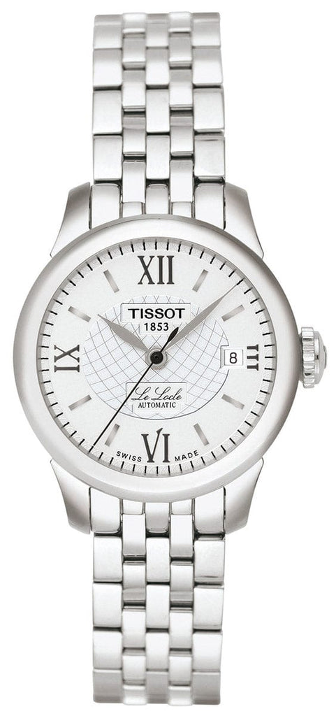 Tissot Le Locle Small Automatic Silver Dial Silver Steel Strap Watch For Women - T41.1.183.33