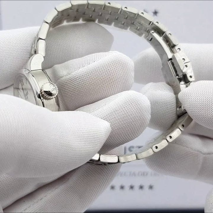 Tissot Le Locle Small Lady Automatic Silver Dial Silver Steel Strap Watch For Women - T41.1.183.34