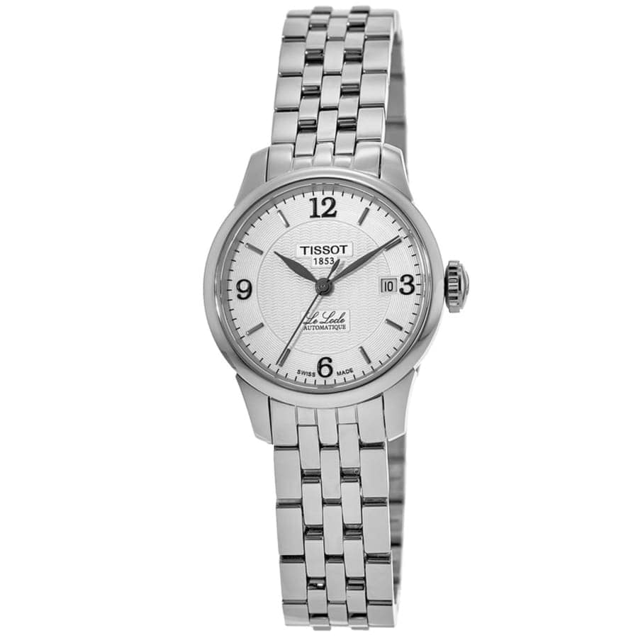 Tissot Le Locle Small Lady Automatic Silver Dial Silver Steel Strap Watch For Women - T41.1.183.34