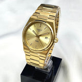 Tissot PRX Gold Dial Gold Steel Strap Watch for Men - T137.210.33.021.00