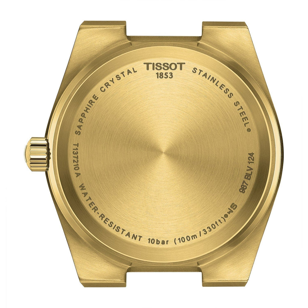 Tissot PRX Gold Dial Gold Steel Strap Watch for Men - T137.210.33.021.00