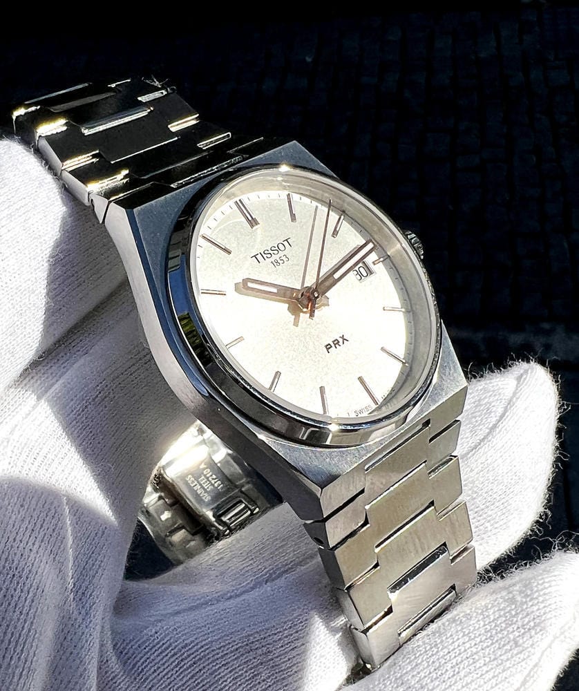 Tissot PRX Silver Dial Silver Steel Strap Watch For Women - T137.210.11.031.00