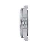 Tissot Seastar 1000 Mother of Pearl White Dial White Rubber Strap Watch for Women - T120.210.17.116.00