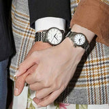 Tissot T Classic Carson Automatic White Dial Silver Steel Strap Watch For Women - T085.207.11.011.00