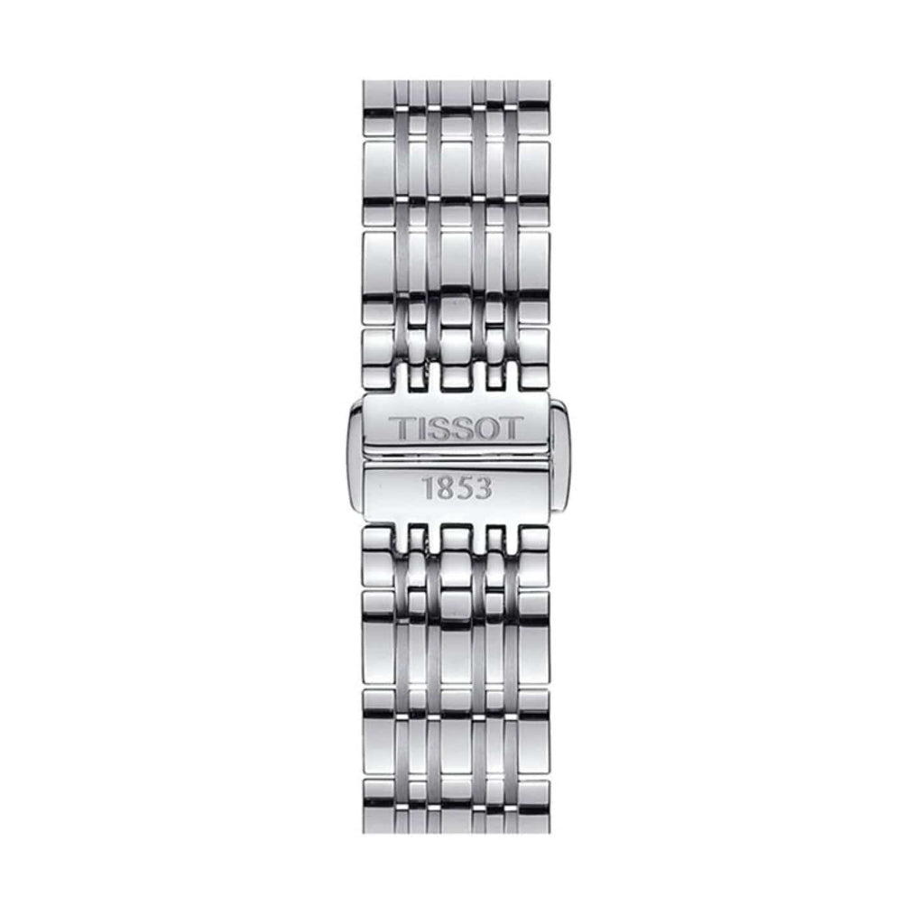 Tissot T Classic Carson Automatic White Dial Silver Steel Strap Watch For Women - T085.207.11.011.00