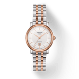Tissot T Classic Carson Premium 30 White Dial Two Tone Steel Strap Watch for Women - T122.207.22.031.01