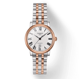 Tissot T Classic Carson Premium 30 White Dial Two Tone Steel Strap Watch for Women - T122.207.22.033.00
