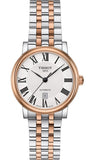 Tissot T Classic Carson Premium 30 White Dial Two Tone Steel Strap Watch for Women - T122.207.22.033.00