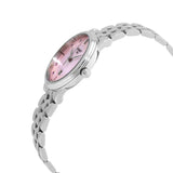 Tissot T Classic Carson Premium Pink Dial Silver Steel Strap Watch for Women - T122.210.11.159.00