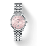 Tissot T Classic Carson Premium Pink Dial Silver Steel Strap Watch for Women - T122.210.11.159.00