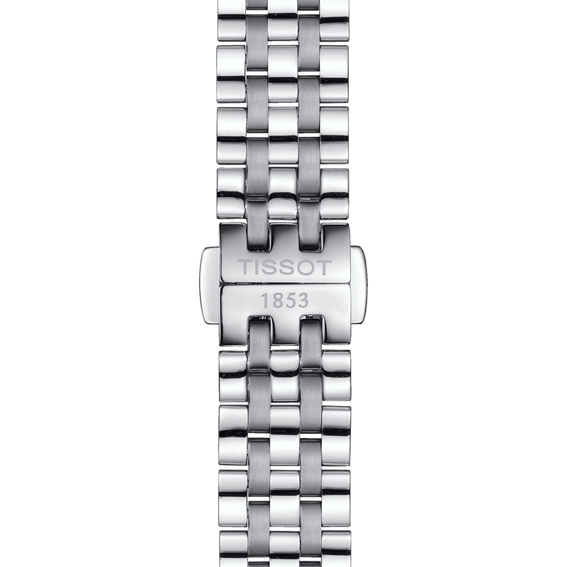 Tissot T Classic Carson Premium Silver Dial Silver Steel Strap Watch for Women - T122.207.11.031.00