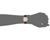 Tissot T Classic Carson Premium White Dial Brown Leather Strap Watch for Women - T122.207.36.031.00