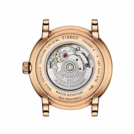 Tissot T Classic Carson Premium White Dial Brown Leather Strap Watch for Women - T122.207.36.033.00