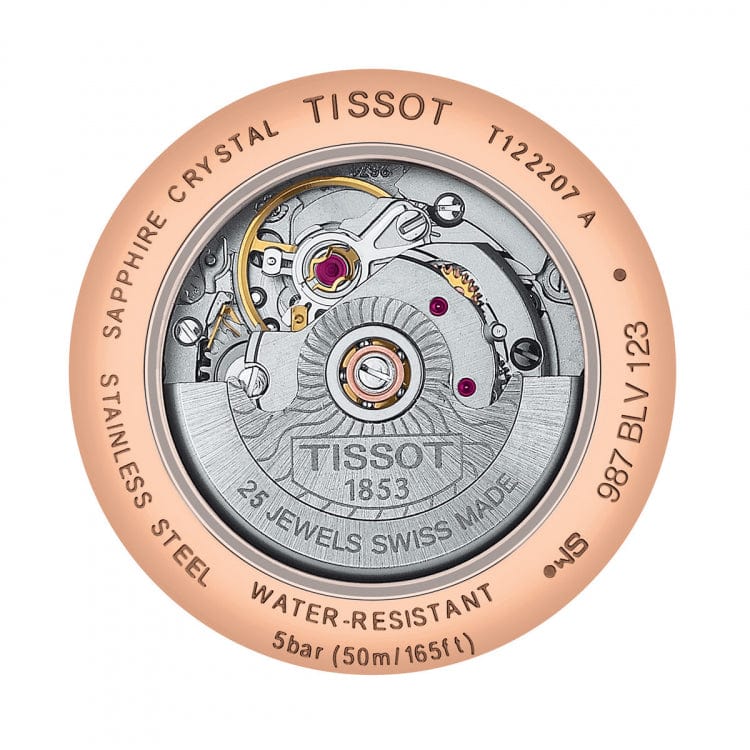 Tissot T Classic Carson Premium White Dial Brown Leather Strap Watch for Women - T122.207.36.033.00