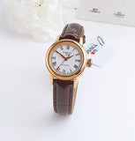 Tissot T Classic Carson White Dial Brown Leather Strap Watch For Women - T085.207.36.013.00