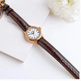 Tissot T Classic Carson White Dial Brown Leather Strap Watch For Women - T085.207.36.013.00