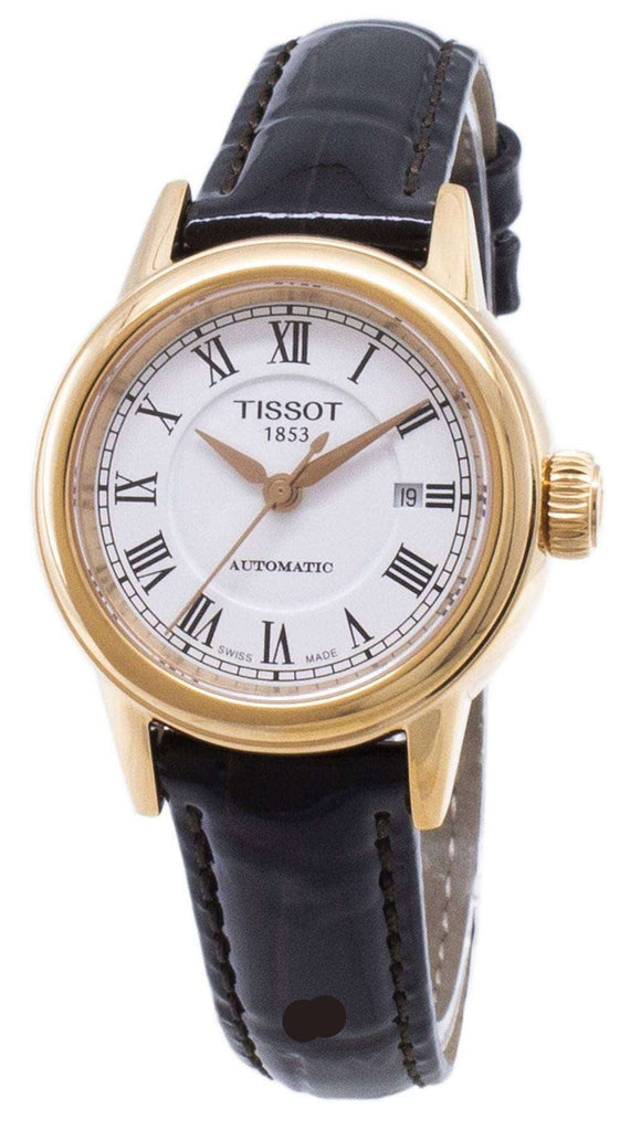 Tissot T Classic Carson White Dial Brown Leather Strap Watch For Women - T085.207.36.013.00