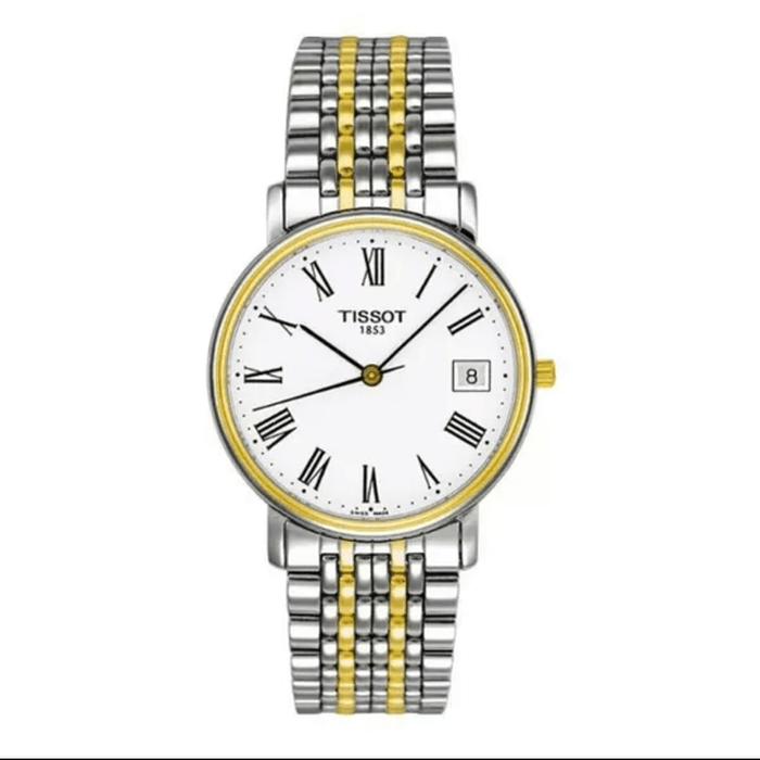 Tissot T Classic Desire Two Tone Quartz Watch For Women - T52.2.281.13