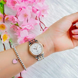 Tissot T Classic Le Locle Automatic Silver Dial Two Tone Steel Strap Watch For Women - T006.207.22.038.00