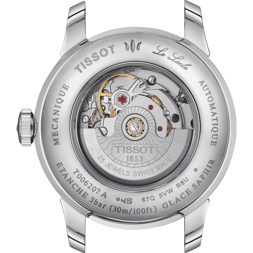 Tissot T Classic Le Locle Automatic Silver Dial Two Tone Steel Strap Watch For Women - T006.207.22.038.00