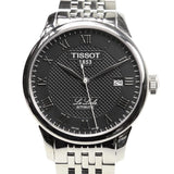 Tissot T Classic Le Locle Powermatic 80 Black Dial Silver Steel Strap Watch For Women - T41.1.483.53