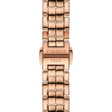 Tissot T Lady Flamingo Mother of Pearl Dial Rose Gold Steel Strap Watch For Women - T094.210.33.111.01