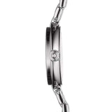 Tissot T Lady Flamingo Mother of Pearl White Dial Silver Steel Strap Watch For Women - T094.210.11.111.00