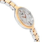 Tissot T Lady Flamingo Mother of Pearl White Dial Two Tone Steel Strap Watch For Women - T094.210.22.111.00