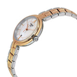 Tissot T Lady Flamingo Mother of Pearl White Dial Two Tone Steel Strap Watch For Women - T094.210.22.111.00