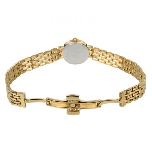 Tissot T-Lady Lovely Mother of Pearl Dial Gold Steel Strap Watch For Women - T058.009.63.116.00
