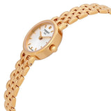 Tissot T Lady Lovely Mother of Pearl Dial Rose Gold Steel Strap Watch For Women - T058.009.33.111.00